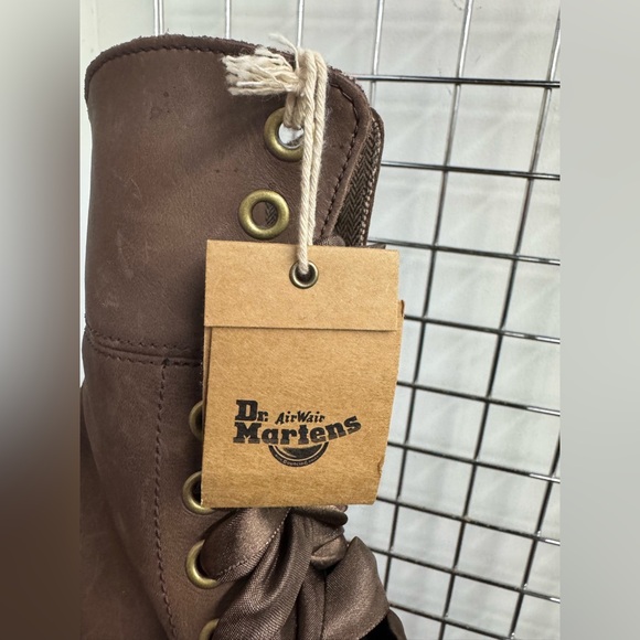 Doc Martens Dark Brown Womens Combat Boots Aimilita AW004 US6 EU 37 - Picture 3 of 13